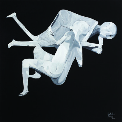 79 d.C. #9 - a Paint Artowrk by Nicholas Tolosa